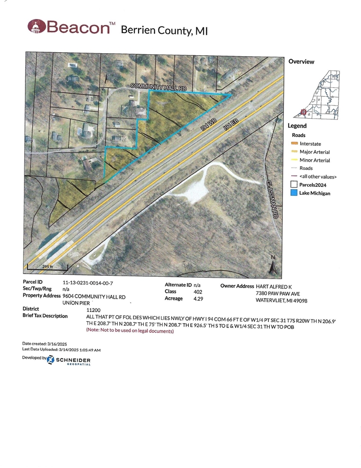 Homes for sale in Union Pier, MI | 9604 9704 Community Hall Rd, Union Pier, MI 49129 | MLS# 70457156