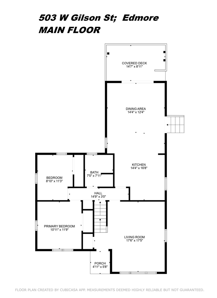 Homes for sale in Edmore, MI | 503 W Gilson St, Edmore, MI 48829 | MLS# 70485921