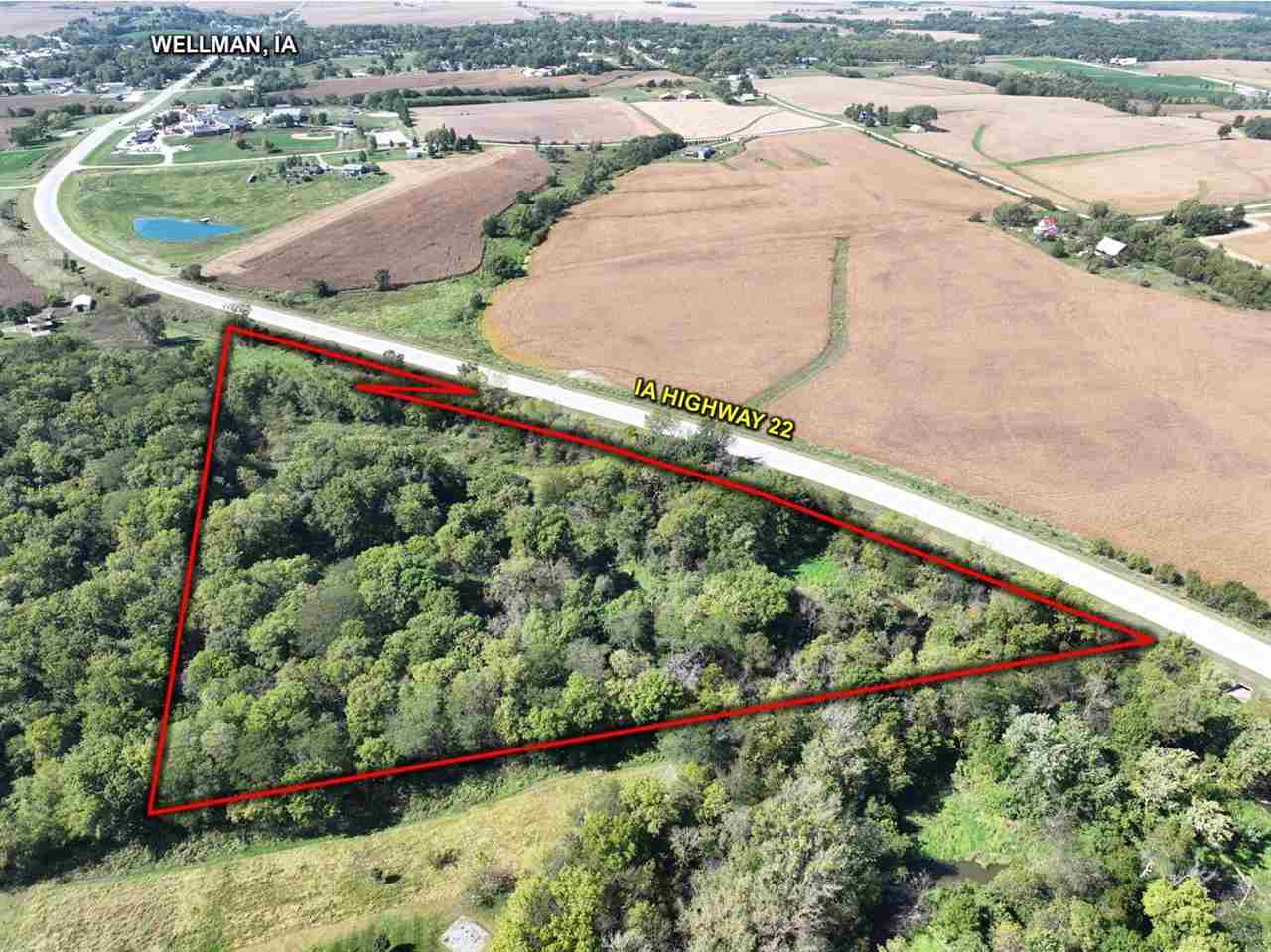 11.89 Acres M/L Hwy 22 Wellman IA 52356