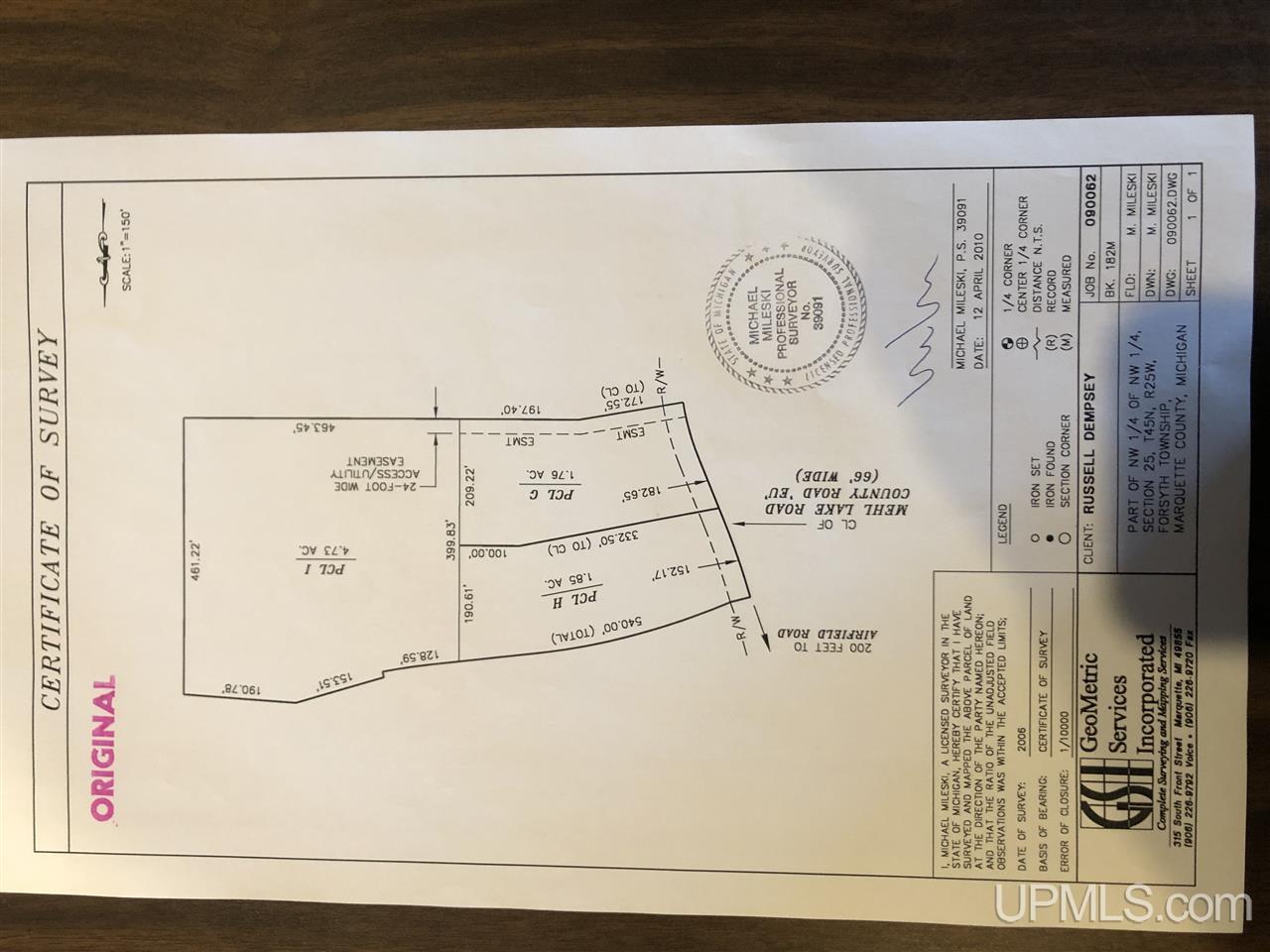 85 G S Mehl Lake Rd