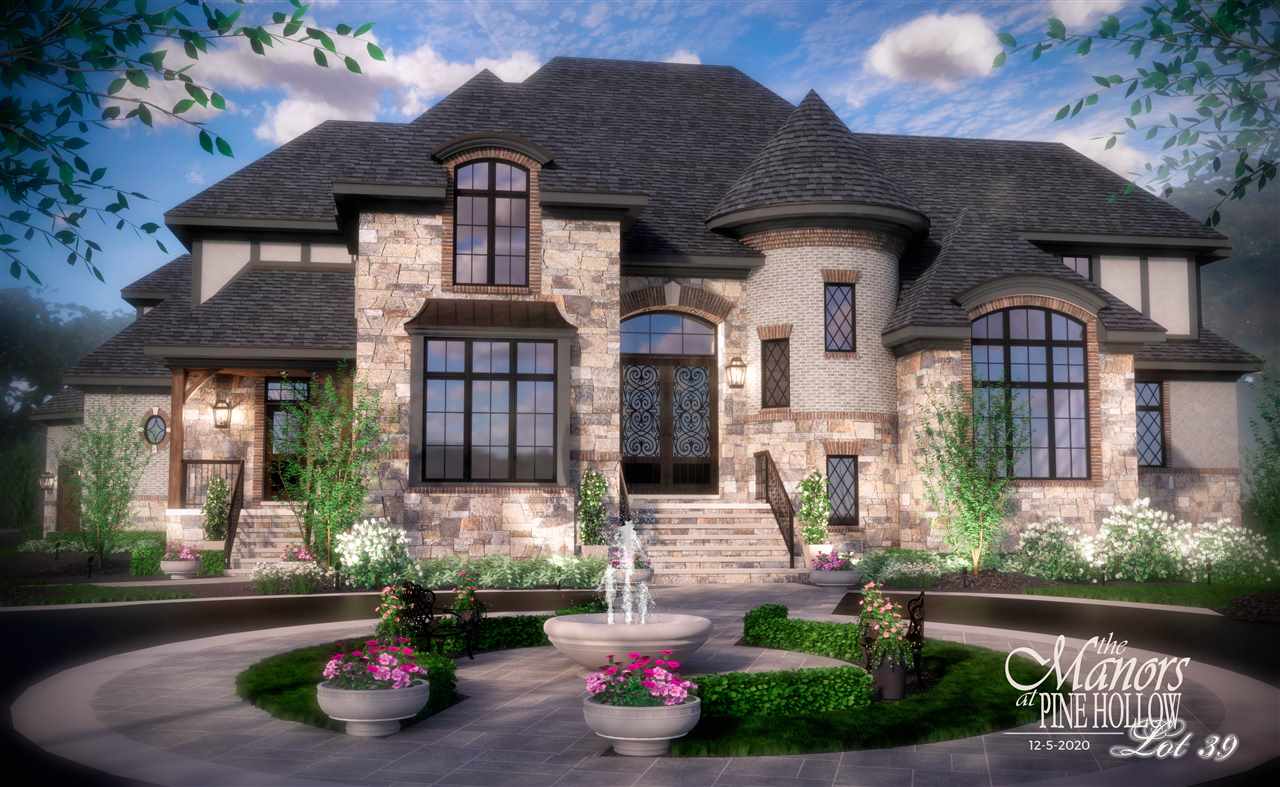 Introducing to Pendleton, New Build 2021. Over 10,000 sq ft of French Country Estate Luxury setting on a Large Acre plus lot with adjoining Pond Access with Fountain. Two Full Kitchens, 7 bedrooms all with private baths, 2 Home Offices, Exercise Room, media center, Pella lifetime windows. 8 car garage access. Too many features to describe. Make an appointment to visit Pine Hollow Custom Homes at 6170 Gaitway Drive. Built in Prestigious Pine Hollow Estates Manors, Award Winning Pine Hollow Custom Homes 10 yr Voted Best of the Best. 10 yr 100% Home Warranty program backed by Worlds Largest Zurich Insurance Company. One of a kind home featuring 2 full custom kitchens, Extensive unique trim, ceiling treatments, and flooring. Lower level Finished Walkout features 10 ft ceilings, Theatre Room. 2 fireplaces, Pine Hollow Estates energy star insulation system. Brick & stone exterior, exclusive cul de sac location. Visit private tour. 2 entries, and easy access to all Expressways & Hospitals....