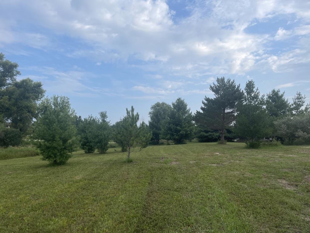 Here is 1.30 acres to spread out in.   Giving you land, lots of land, and starry skies above.  No need for fences.    These 3 lots take up the entire west side of Baffy Dr and go from Sugar River Rd to Dormie Dr. and also buffered with commons at back.   Cleared, mowed and includes a gravel drive and electric with all new sewer line you can spread to either location.  Beautiful piece of property offering plenty of privacy, and room for any size house/garage.   Plenty of seclusion for camping.  Park like location all ready for you to enjoy.     Ownership offers access to 18-hole and 9-hole golf course, community center with heated pool and fitness center, bocce ball, pickle ball, 2 all sports lakes (Lake Lancer and Lake Lancelot), beach clubs and more.   You won't be bored because Sugar Springs offers year around activities and events.      Land Contract terms available:    25% down, 5 Year balloon, 7.5% interest