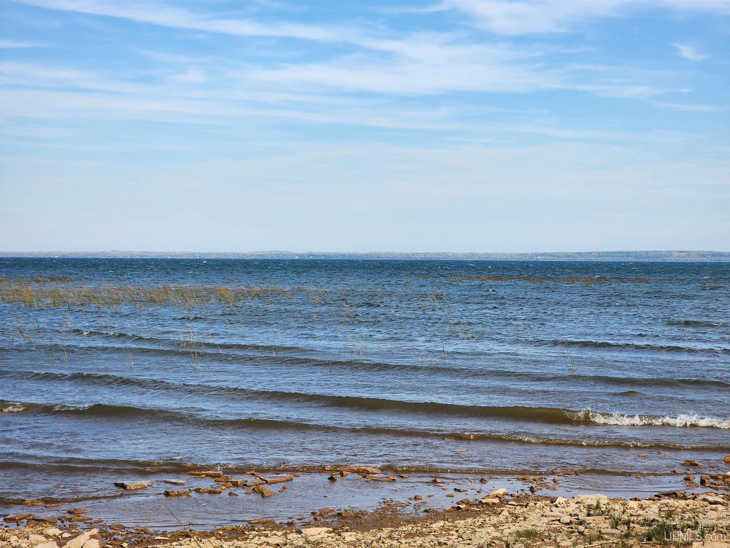 land for sale with Waterfront in Nahma, Michigan