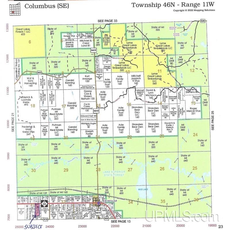 Homes for sale in Mc Millan, MI | Tbd M 28 Hwy, Mc Millan, MI 49853 | MLS# 50197379