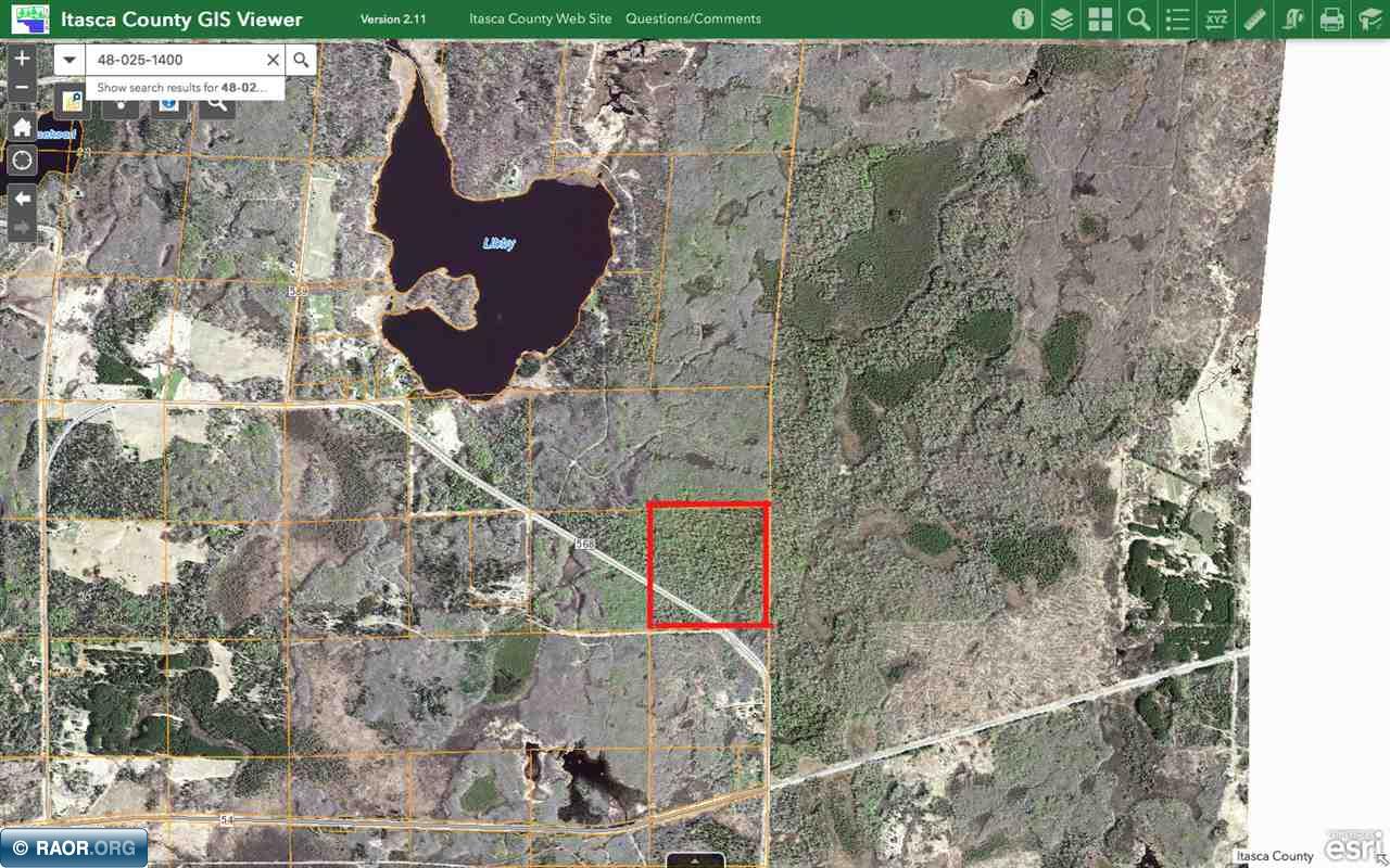 Itasca County Property Gis Map Land For Sale, Tbd County Rd 568/Libby Lake Rd, Nashwauk - Listing #139808