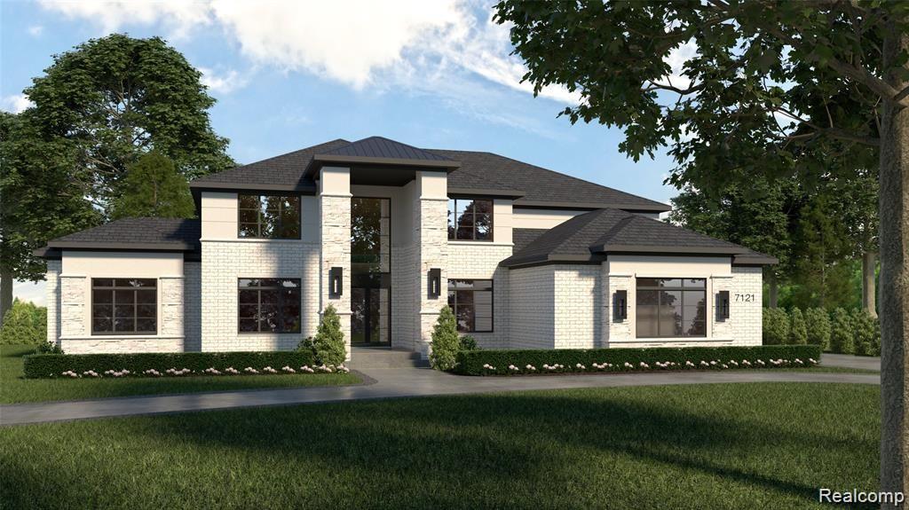 OPEN HOUSE TUE & WED 4-7 PM GO TO 7121 MUERDALE, WEST BLOOMFIELD, MI. Schedule a tour for a similar built home now till July 6th! Property is torn down & ready to be built in Troy w/Bloomfield Hills schools! "THE CRYSTAL" BY AWARD WINNING SAPPHIRE LUXURY HOMES. Stunning 4,500SF 5 bedrooms, 4 1/2 baths home on 1.05-acre property w/mature trees, rolling hills in highly sought out neighborhood. Circular staircase for that wow factor. Gas fireplace & tile surround. Hardwood t/o 1st floor w/porcelain tile in foyer, mud room, & baths. Open concept from custom designed kitchen w/quartz countertops, 60" custom double stacked cabinetry, Thermador appliances, XL island, huge walk-in pantry & optional prep kitchen. Formal dining, butler pantry or bar, study, & in-law suite complete the 1st floor. Upstairs find owner suite w/spa like bath, huge his & her WIC. Junior suite, 2 other suites w/full baths & upstairs laundry room. Ceiling trim details throughout. The pictures are of a similarly built home and show upgrade options.