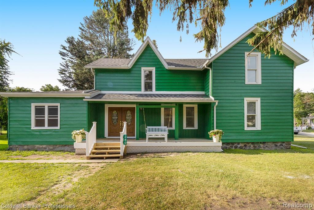 Such a lovely, well-maintained 19th century home in the downtown district of Imlay City! This 3 bedroom, 2 bathroom home is in walking distance to all of the schools, parks, shopping, and trails! This home has had so many updates in the last few years and features a detached 2 car garage, a deck, a back yard that is fenced in for privacy, and a cozy side porch with a swing to enjoy. Call today to make this house your home!