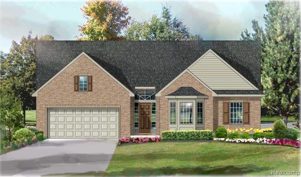 Beautiful new construction ranch home on premium homesite in Fox Creek of Brownstown. Ready for immediate occupancy. The Villager - 3 bedrooms, 2 baths, living room, dining area, full basement and 2 car garage. Kitchen features maple cabinets with large island, range, dishwasher and microwave. Living room includes fireplace with painted mantle and granite surround. Owner's suite with large walk in closet and private bathroom. Egress window in basement. Home warranty.