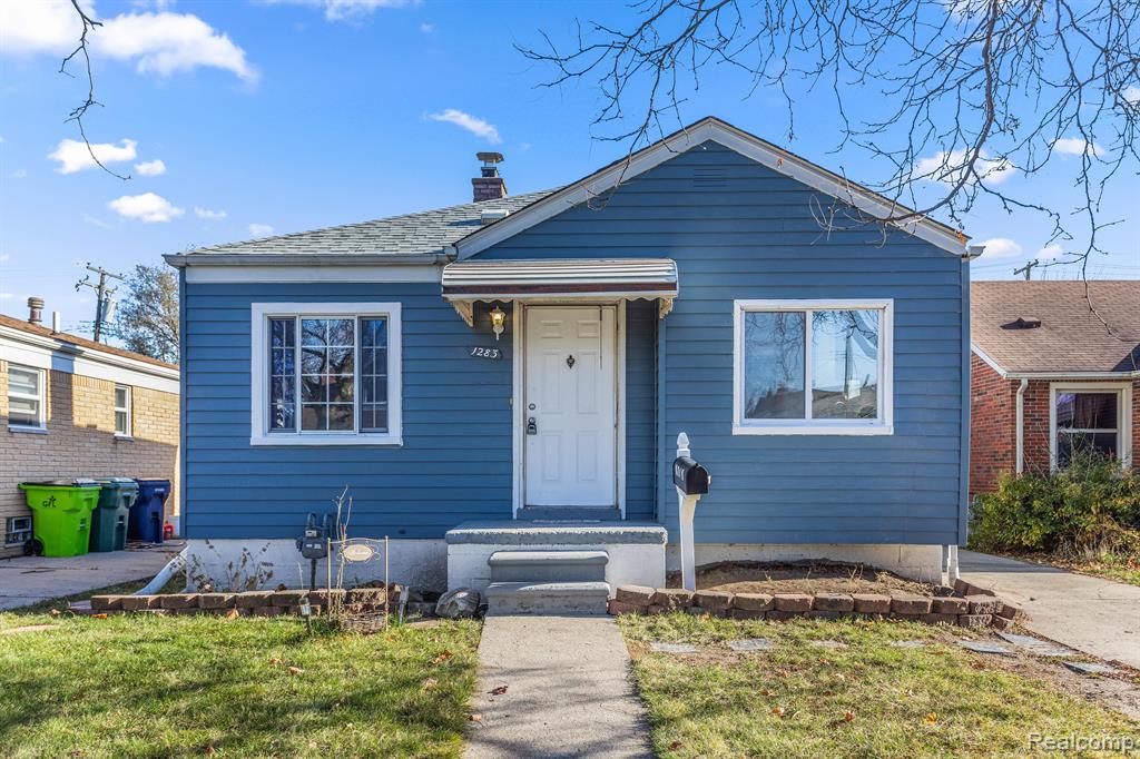 Lovely 2 Bedroom home with 2 car garage, large yard which is great starter home for a young family or for downsizing. 2023 new roof, new flooring throughout, new kitchen, new appliances, new paint throughout, updated bath. Basement is partially finished.